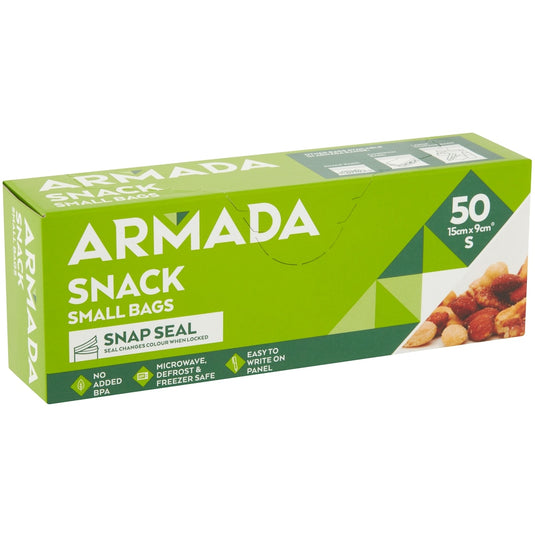 Fruitco Armada Resealable Snack Bags 50 Pack