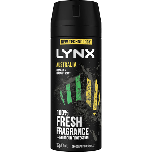 Fruitco LYNX Australia Aerosol Men's Deodorant 165mL