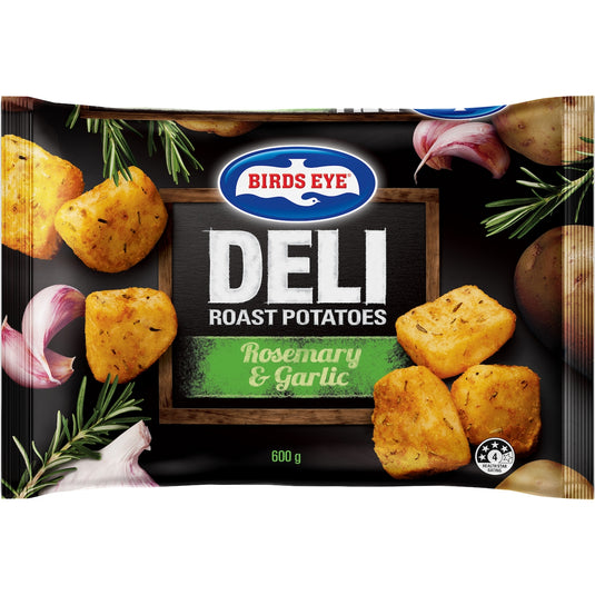 Fruitco Birds Eye Deli Seasoned Roast Potatoes Rosemary & Garlic 600g