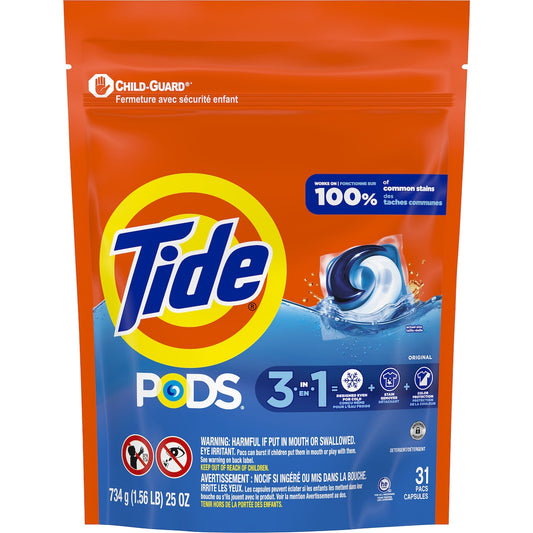 Fruitco Tide Laundry Pods Original 31 pack