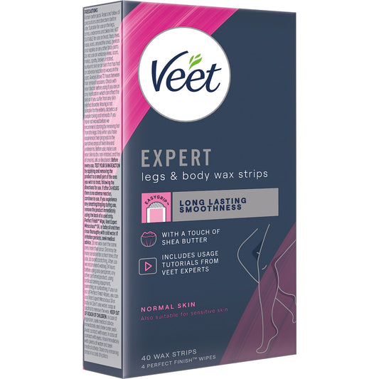 Fruitco Veet Expert Legs & Body Wax Strips 40 pack