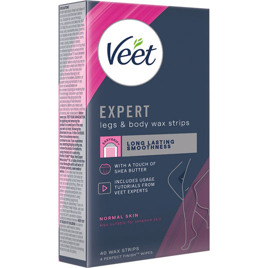 Fruitco Veet Expert Legs & Body Wax Strips 40 pack