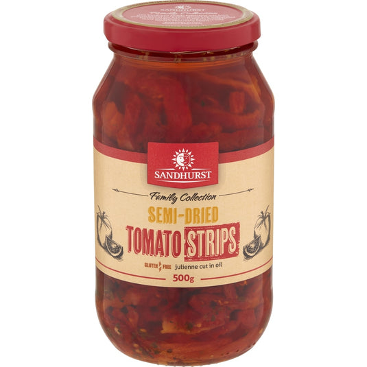 Fruitco Sandhurst Semi-Dried Tomato Strips In Oil 500g