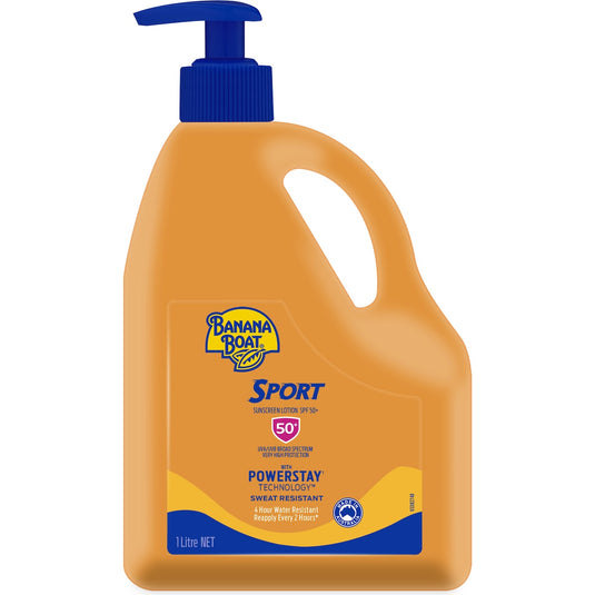 Fruitco Banana Boat Sport Sunscreen Lotion SPF50+ 1L