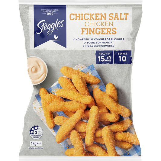 Fruitco Steggles Chicken Salt Chicken Fingers 1kg