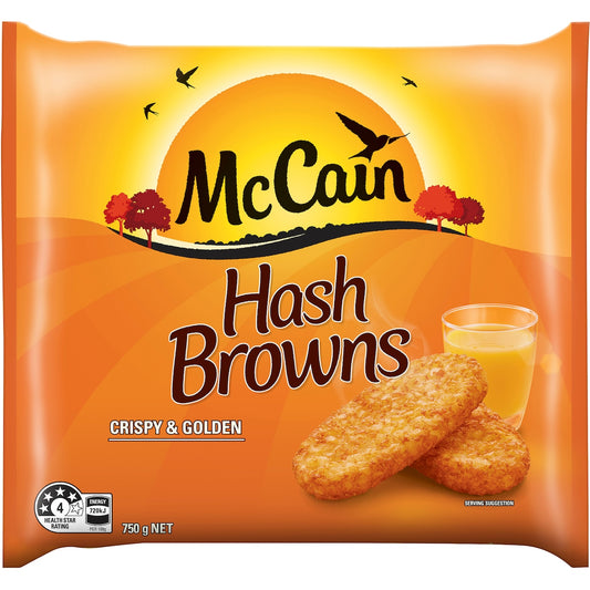 Fruitco McCain Hash Browns Shredded 750g