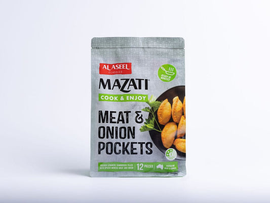 AL ASEEL Mazati Meat and Onion Pockets 12Pieces