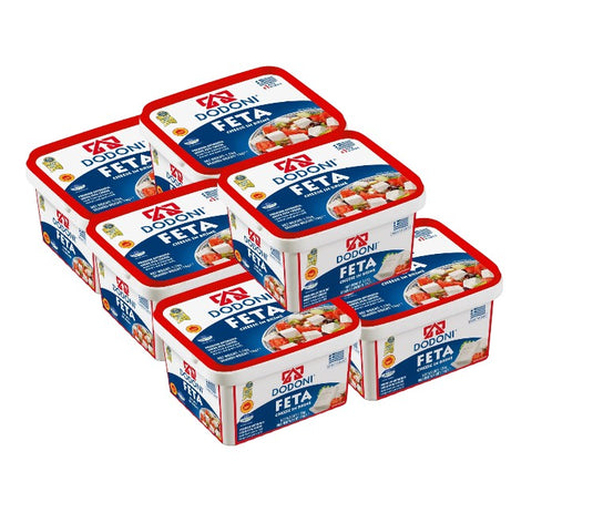 Fruitco Dodoni Greek Feta Cheese 1Kilo Box of 6