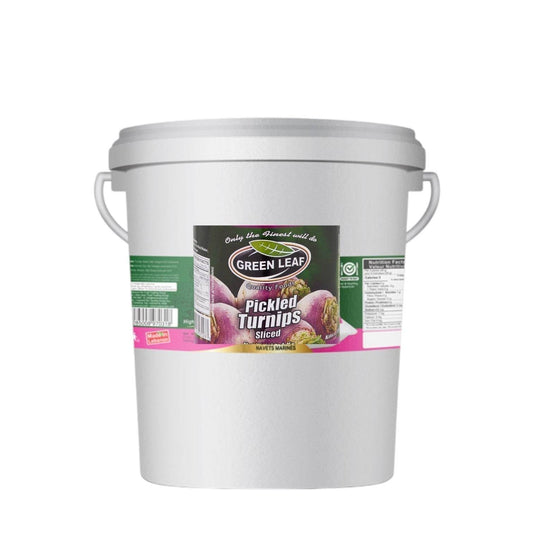 Fruitco GreenLeaf Sliced Turnip Pickles 10Kilo