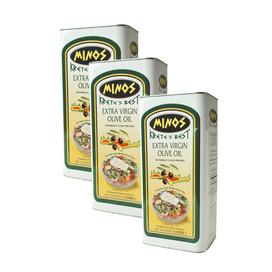 Fruitco Minos Extra Virgin Olive Oil 4L Box of 3