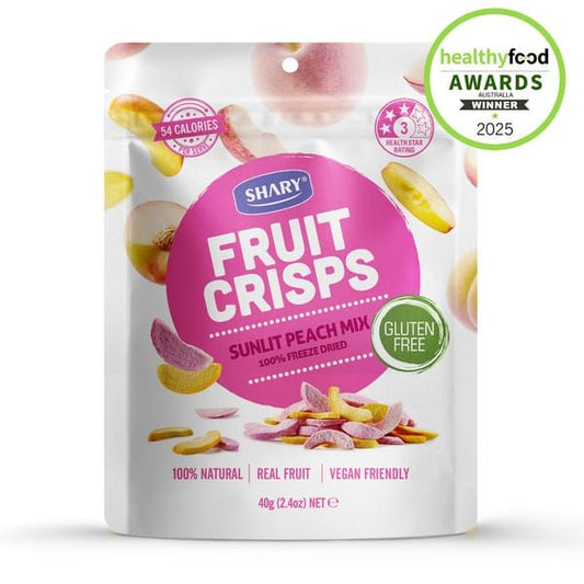 Shary Fruit Crisps Sunlit Peach Mix 70g