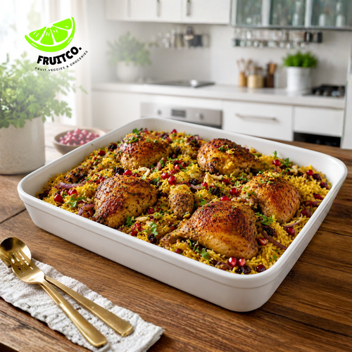 One-Pot Persian Chicken & Saffron Rice