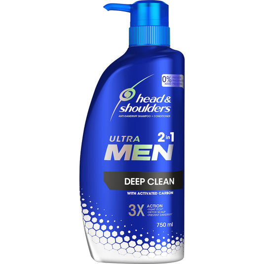 Fruitco Head & Shoulders Ultra Men 2 In 1 Deep Clean Shampoo & Conditioner 750ml