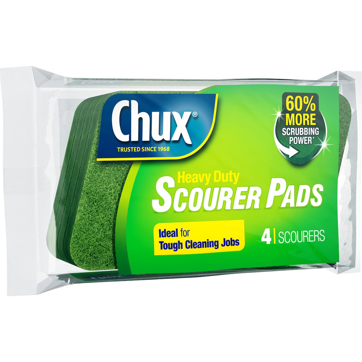 Fruitco Chux Heavy Duty Scourer Pads 4 pack