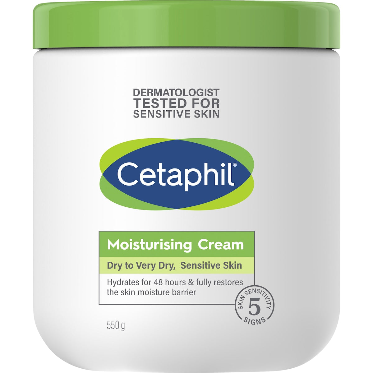 Fruitco Cetaphil Moisturising Cream For Face & Body 550g