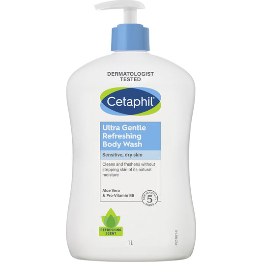 Fruitco Cetaphil Ultra Gentle Refreshing Body Wash 1l