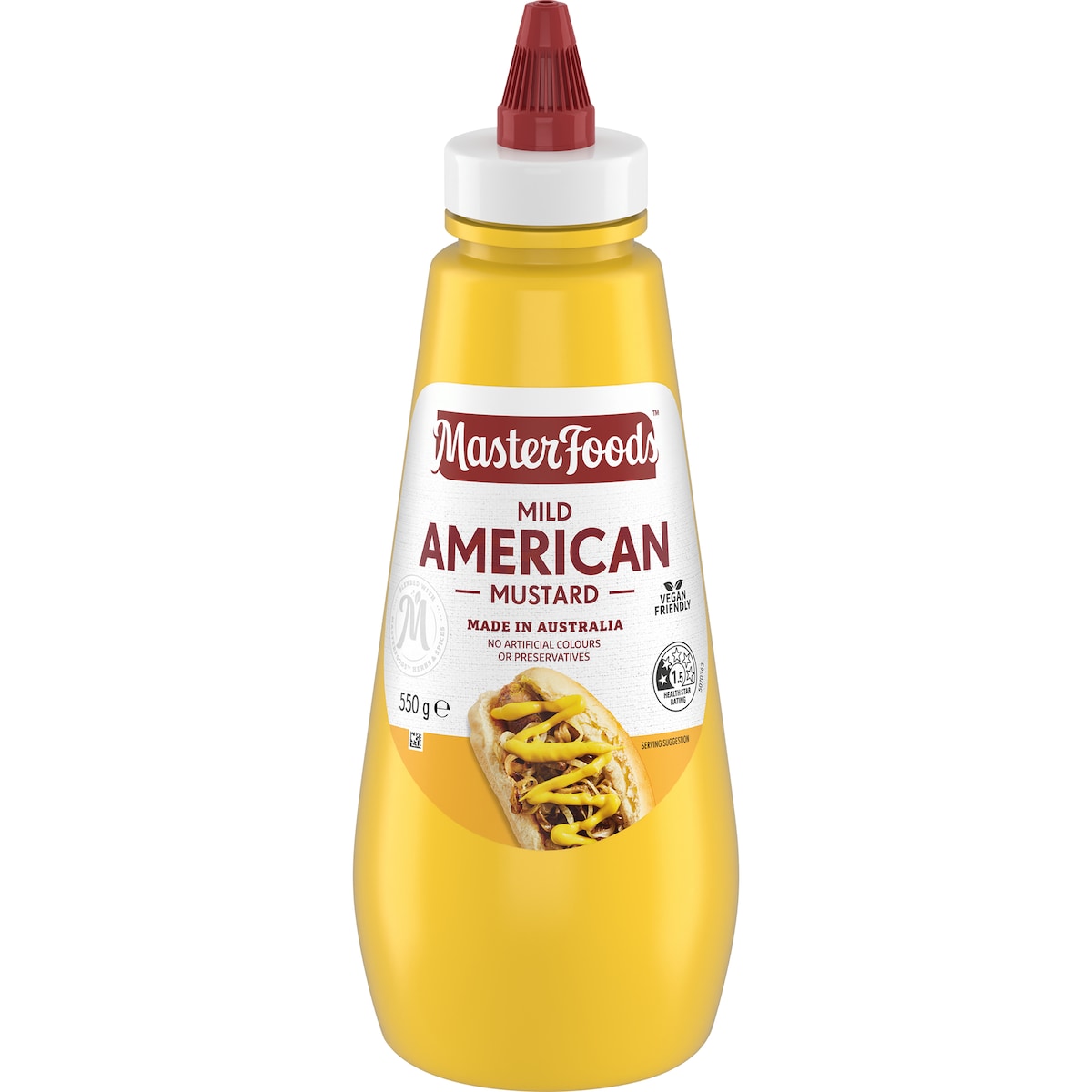 Fruitco MasterFoods Mild American Mustard 550g