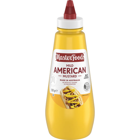 Fruitco MasterFoods Mild American Mustard 550g