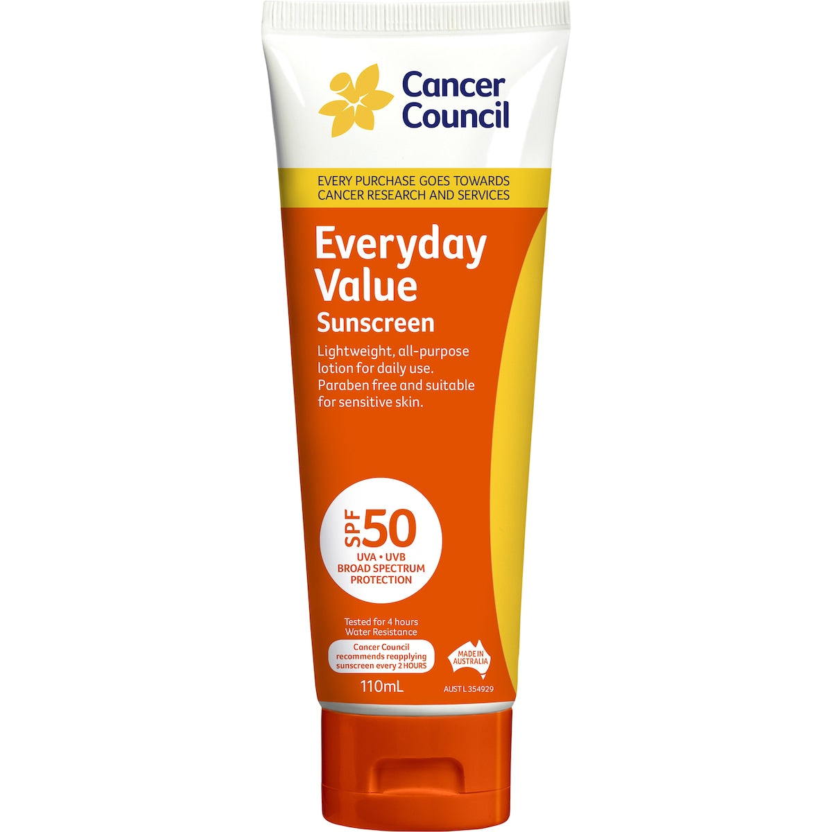 Fruitco Cancer Council Everyday Value Sunscreen Spf50+ 110ml