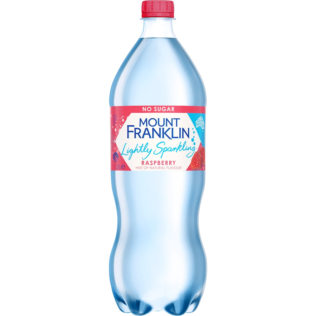 Fruitco Mount Franklin Lightly Sparkling Water Raspberry 1.25L