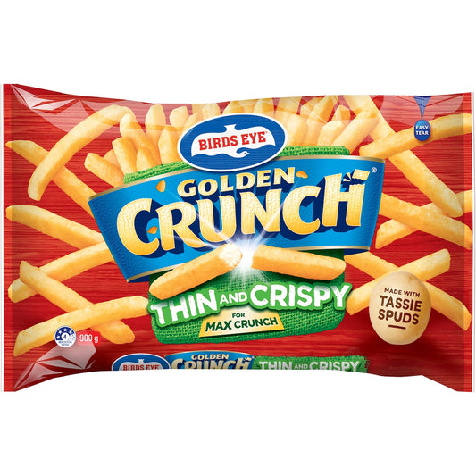 Fruitco Birds Eye Golden Crunch Thin & Crispy Chips 900g