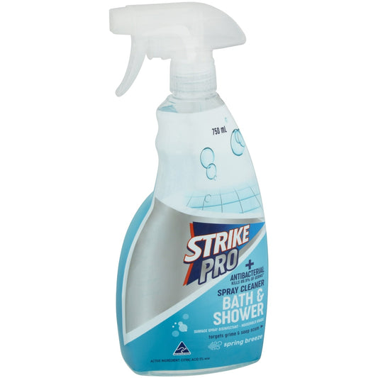 Fruitco Strike Pro Bath & Shower Spray Cleaner Spring Breeze 750ml