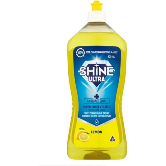 Fruitco Shine Ultra Dishwashing Liquid Concentrate Antibacterial 900ml