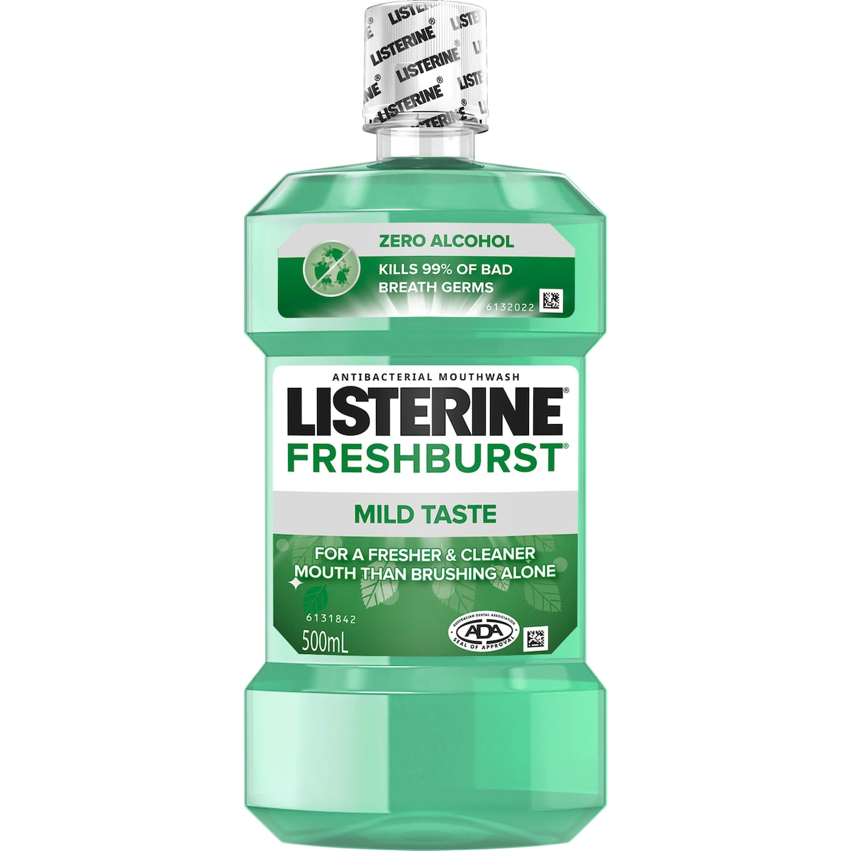 Fruitco Listerine Freshburst Zero Alcohol Antibacterial Mouthwash 500ml
