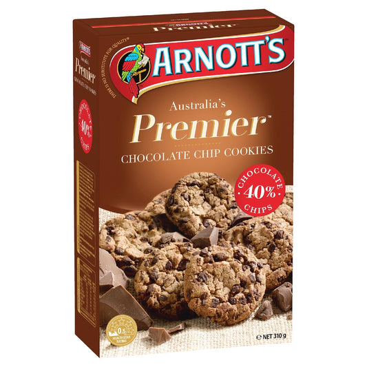 Fruitco Arnott's Premier Chocolate Chip Cookies 310g