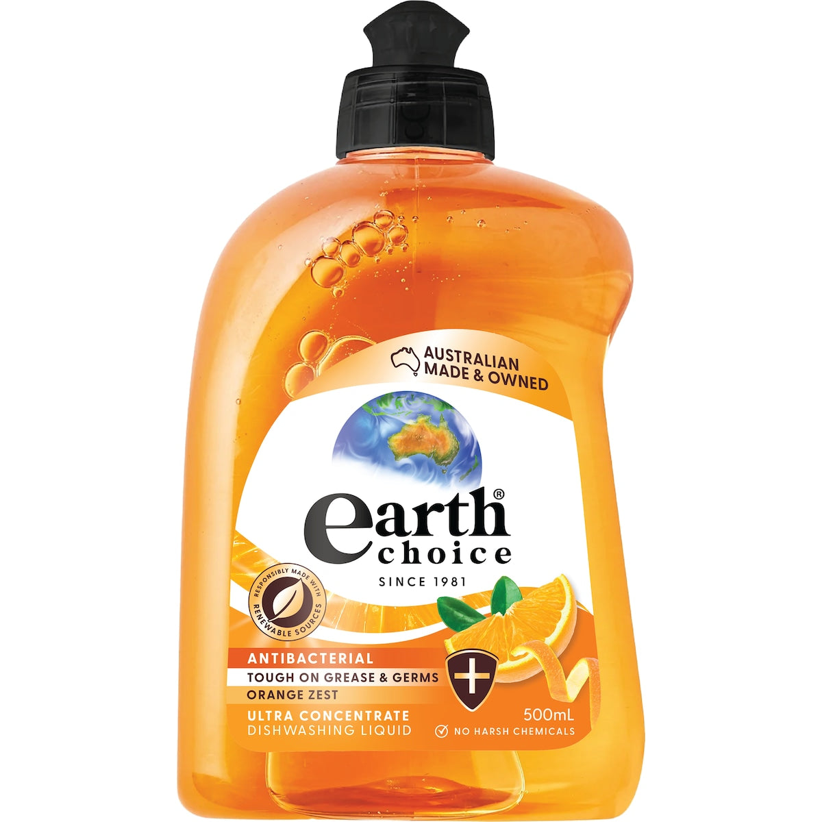 Fruitco Earth Choice Ultra Concentrate Antibacterial Dish Liquid 500ml