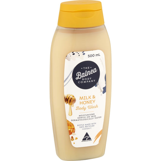 Fruitco Balnea Milk & Honey Body Wash 500ml