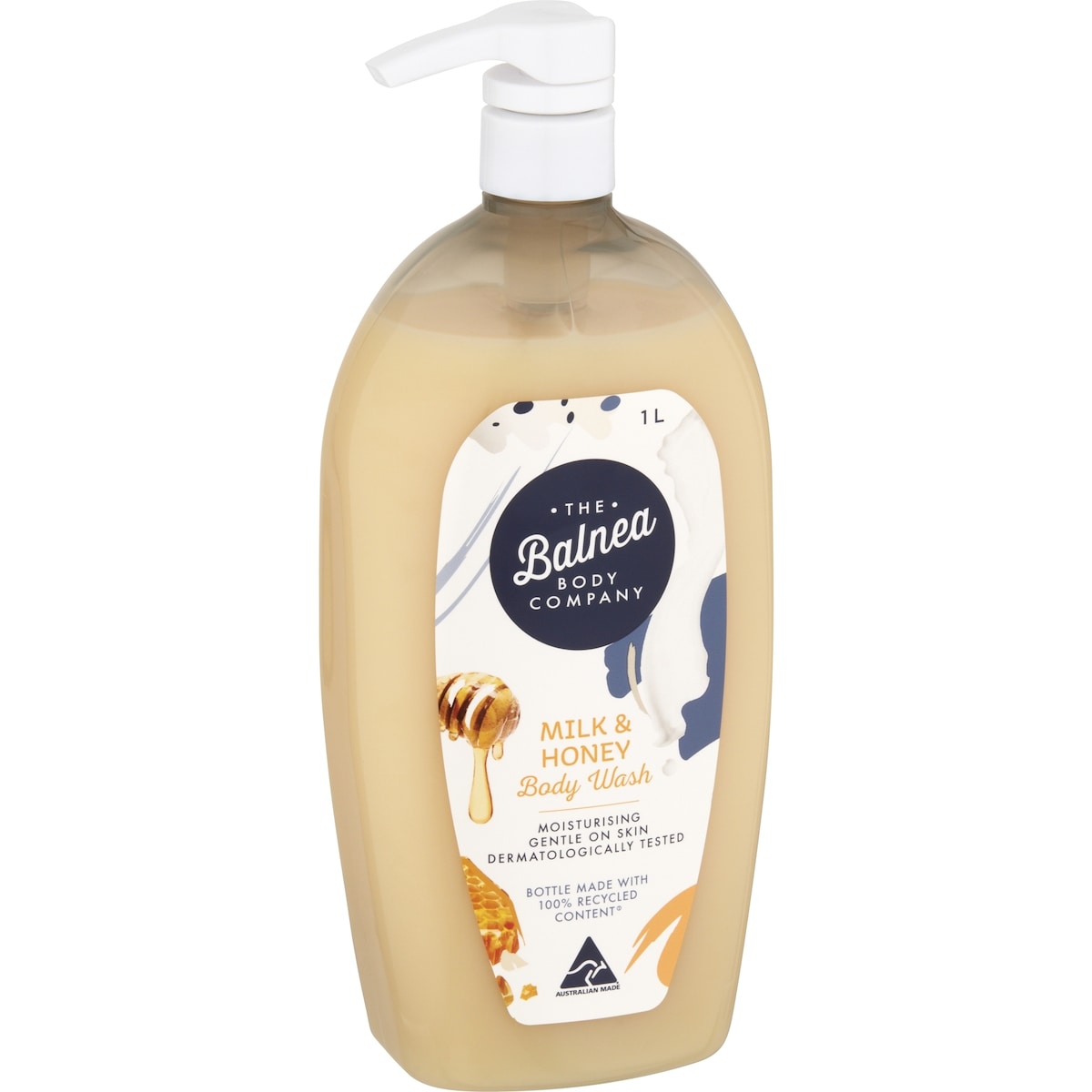 Fruitco Balnea Milk & Honey Body Wash 1l