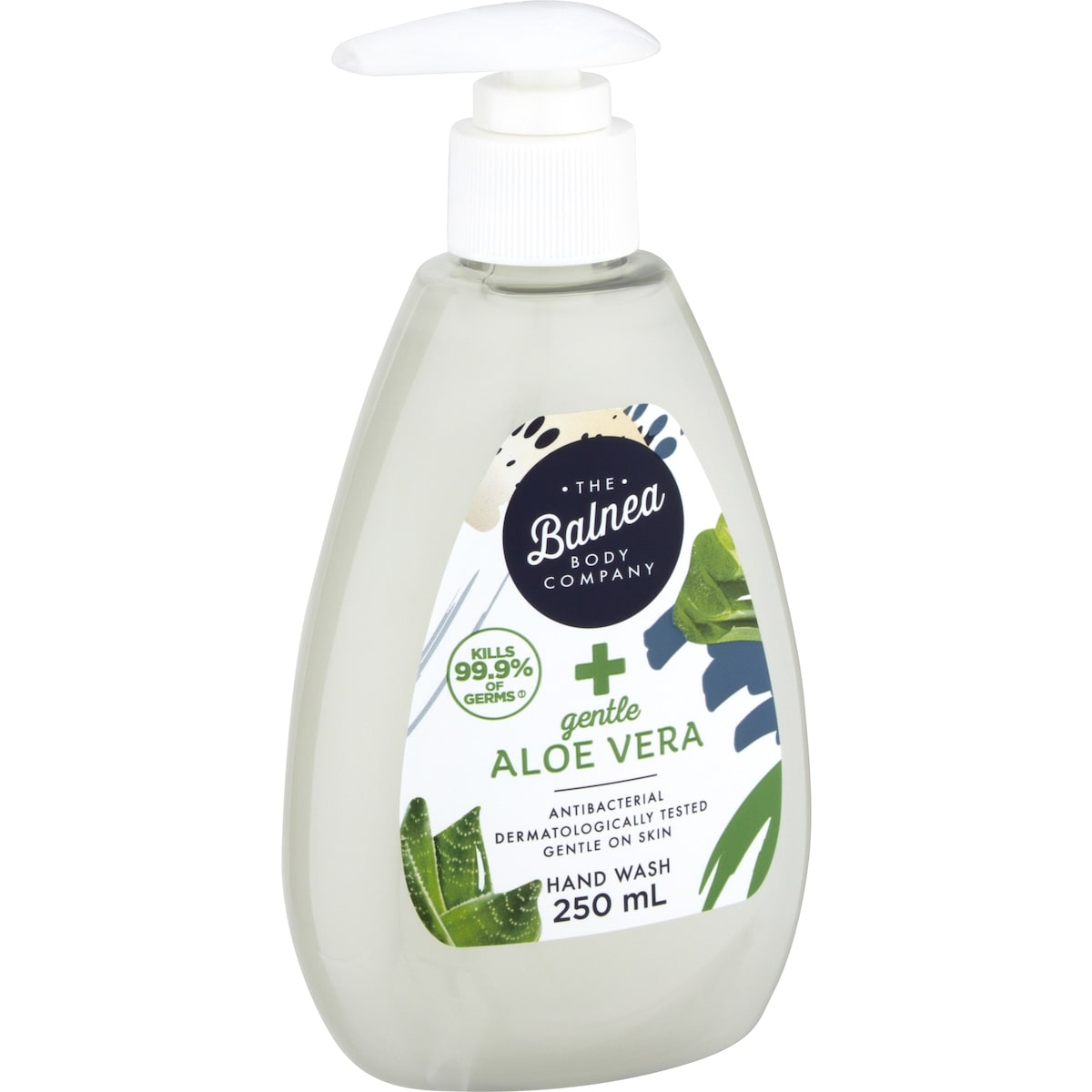 Fruitco The Balnea Body Company Antibacterial Handwash Gentle Aloe Vera 250ml