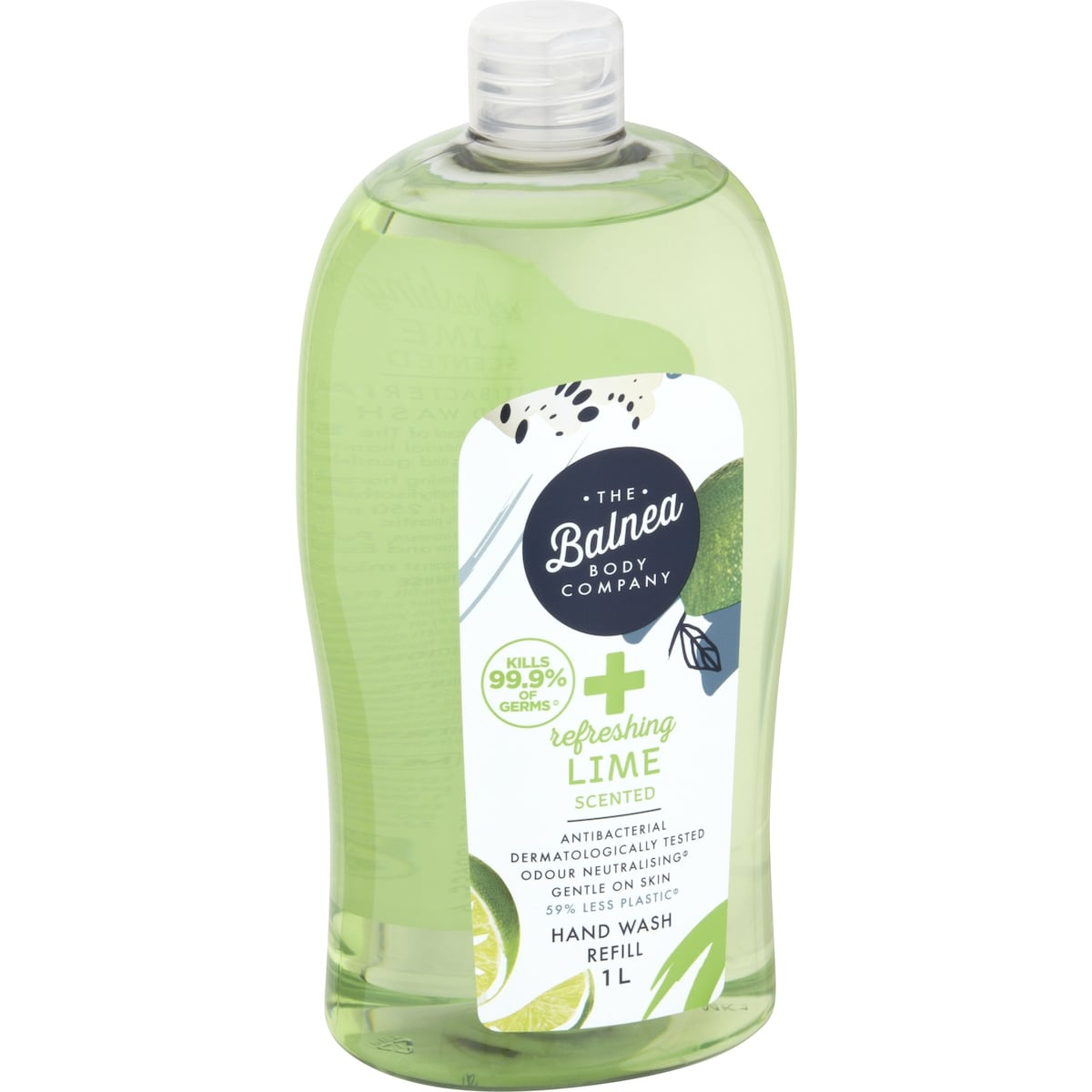 Fruitco The Balnea Body Company Antibacterial Handwash Refill Lime Scented 1l