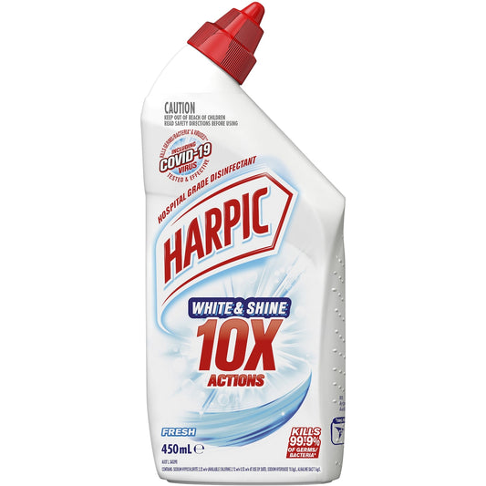 Fruitco Harpic White & Shine Fresh Toilet Cleaner 450ml
