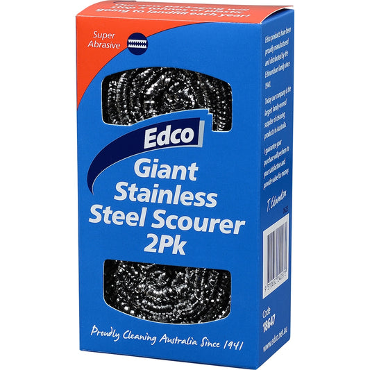 Fruitco Edco Stainless Steel Scourer 2 Pack