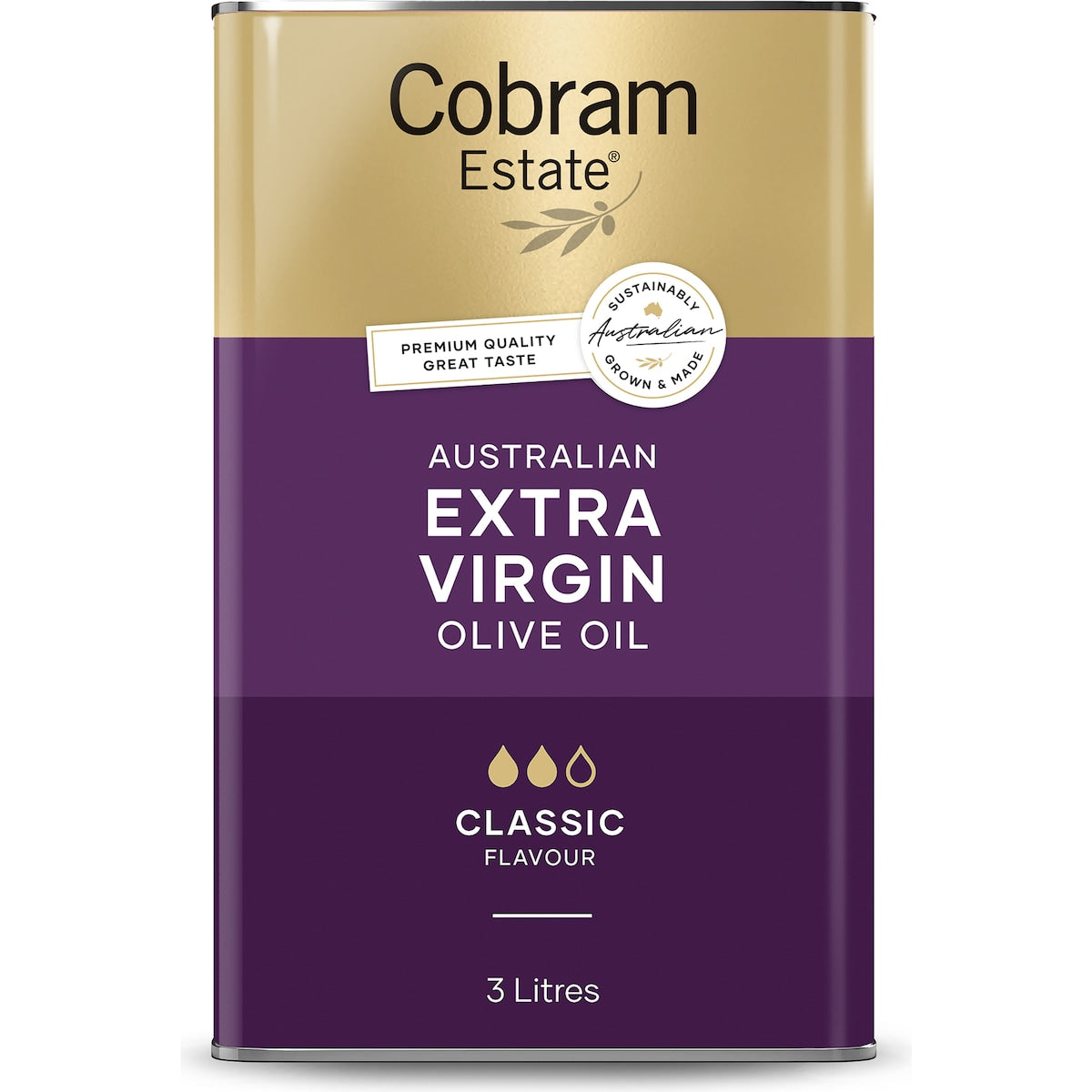 Fruitco Cobram Extra Virgin Olive Oil 3L
