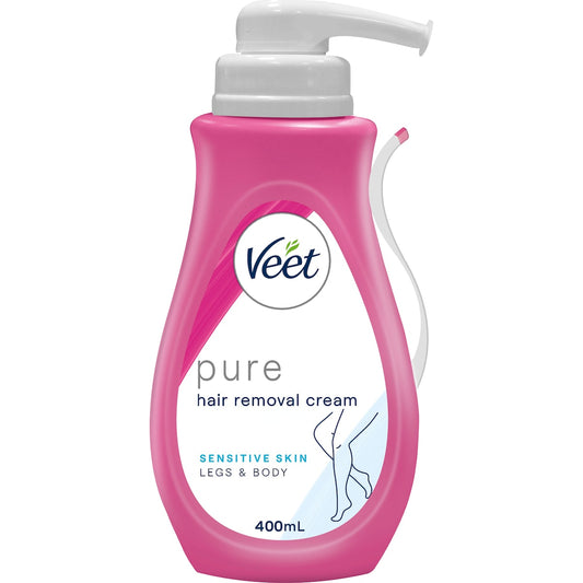 Fruitco Veet Pure Hair Removal Cream Legs & Body For Sensitive Skin 400ml