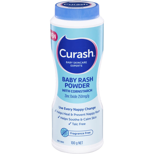 Fruitco Curash Baby Rash Powder With Cornstarch 100g
