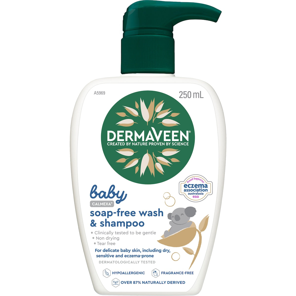 Fruitco Dermaveen Baby Calmexa Soap-Free Wash & Shampoo 250ml