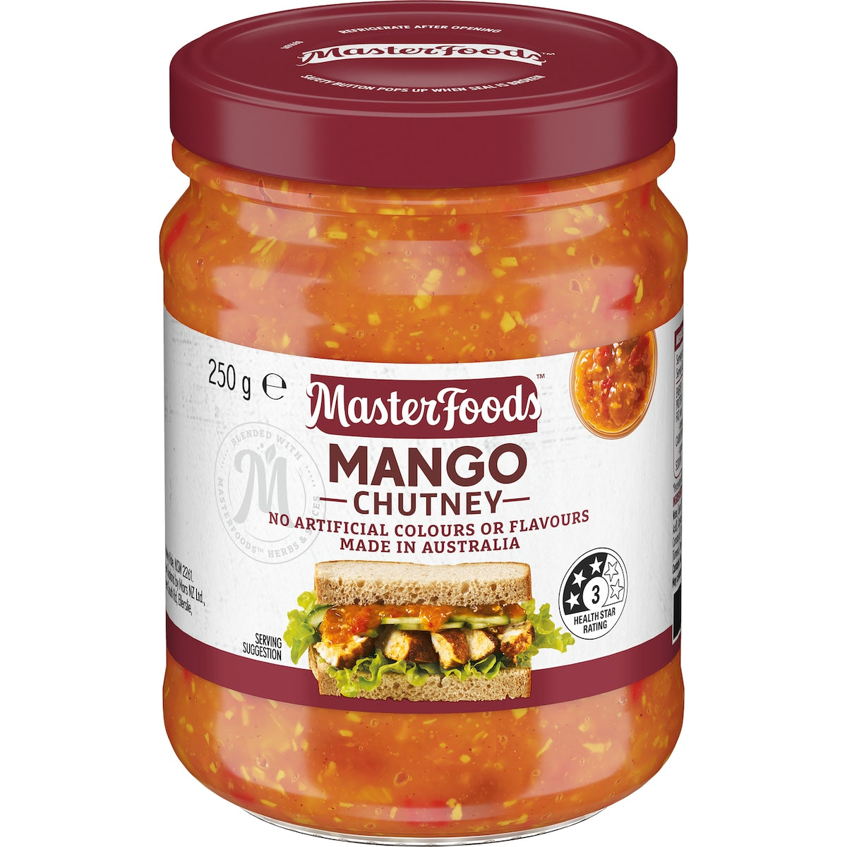 Fruitco MasterFoods Mango Chutney Relish 250g