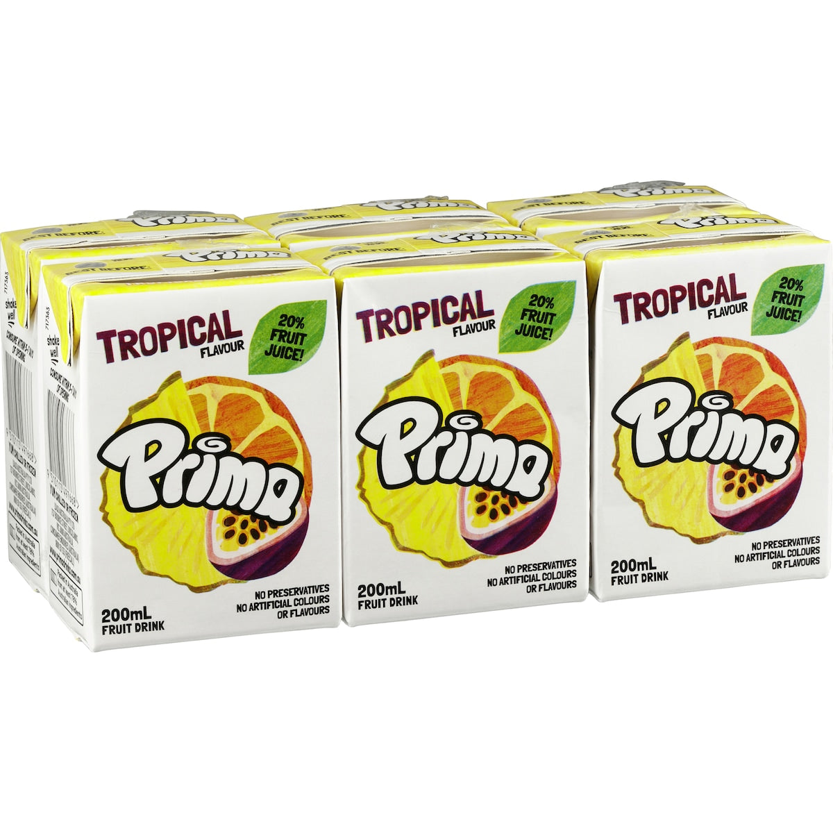 Fruitco Prima Tropical Fruit Drink 6x200ml
