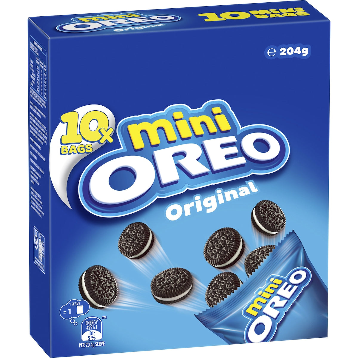 Fruitco Oreo Mini Original Cookies Multipack 204g