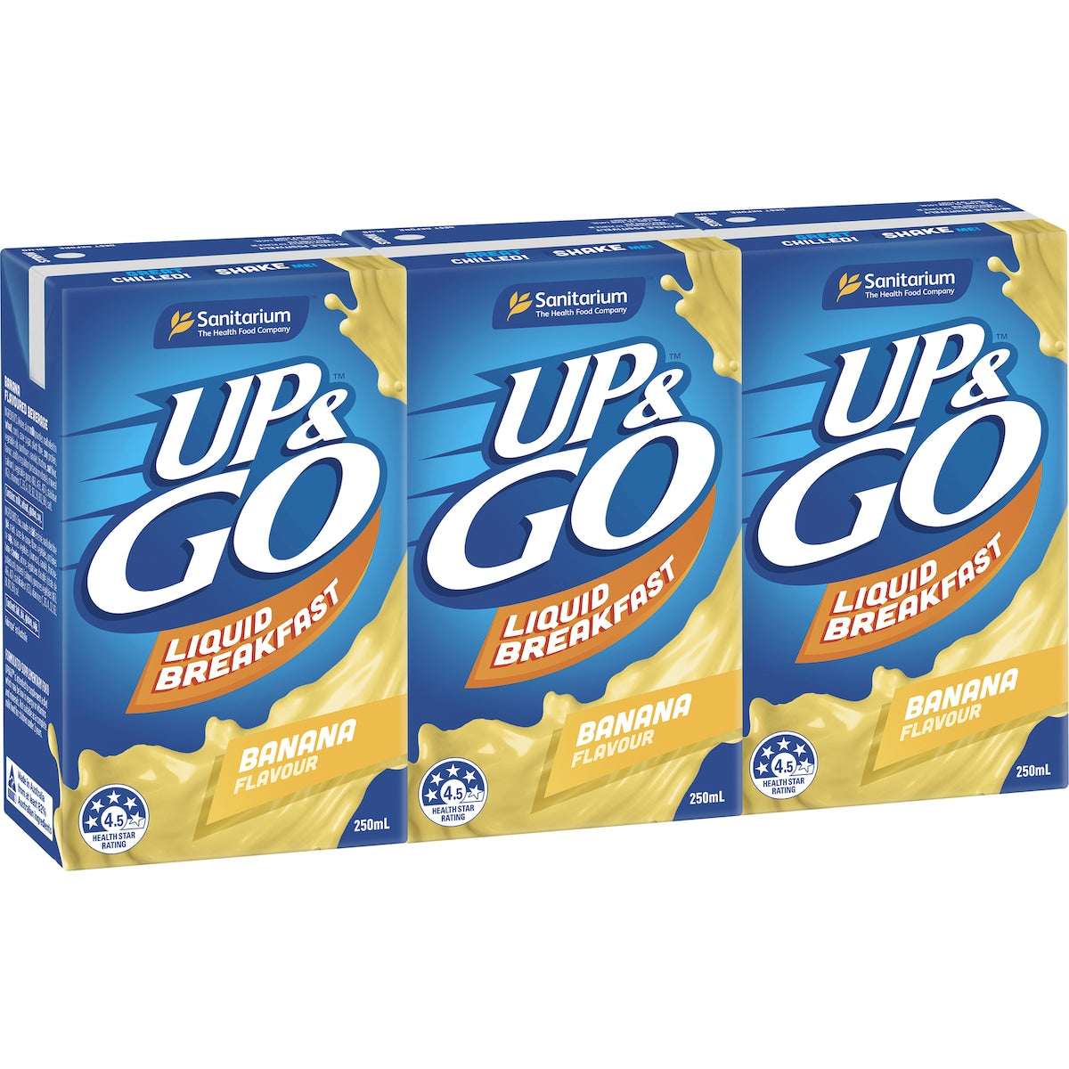 Fruitco Sanitarium Up&Go Liquid Breakfast Banana 3 Pack