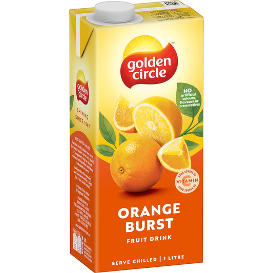 Fruitco Golden Circle Orange Burst Fruit Drink Breakfast Drink 1l
