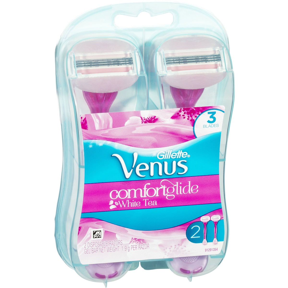 Fruitco Gillette Venus Comfortglide White Tea Disposable Razor 2 pack