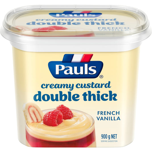 Fruitco Pauls Double Thick Custard French Vanilla 900g