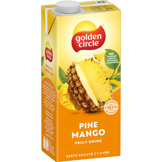 Fruitco Golden Circle Drinks Pine Mango Fruit Drink 1l