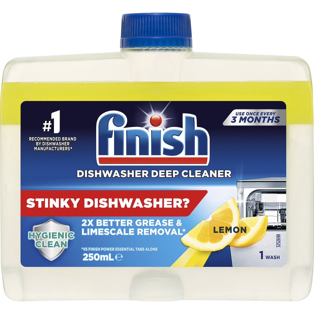 Fruitco Finish Dishwasher Deep Cleaner Lemon 250mL