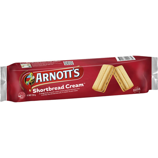 Fruitco Arnott's Shortbread Cream Biscuits 250g